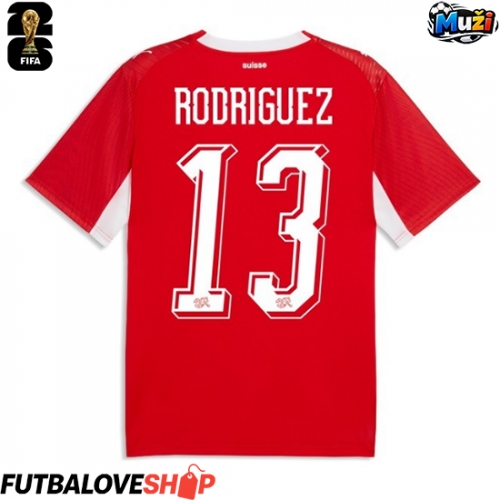 Dres Švajčiarsko Ricardo Rodriguez #13 Domáci MS 2026 Krátky Rukáv